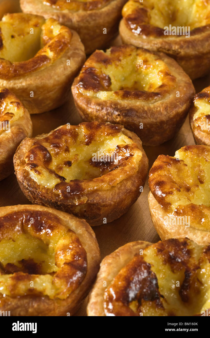 Pasteis de Nata Pudding Törtchen Portugal Stockfoto