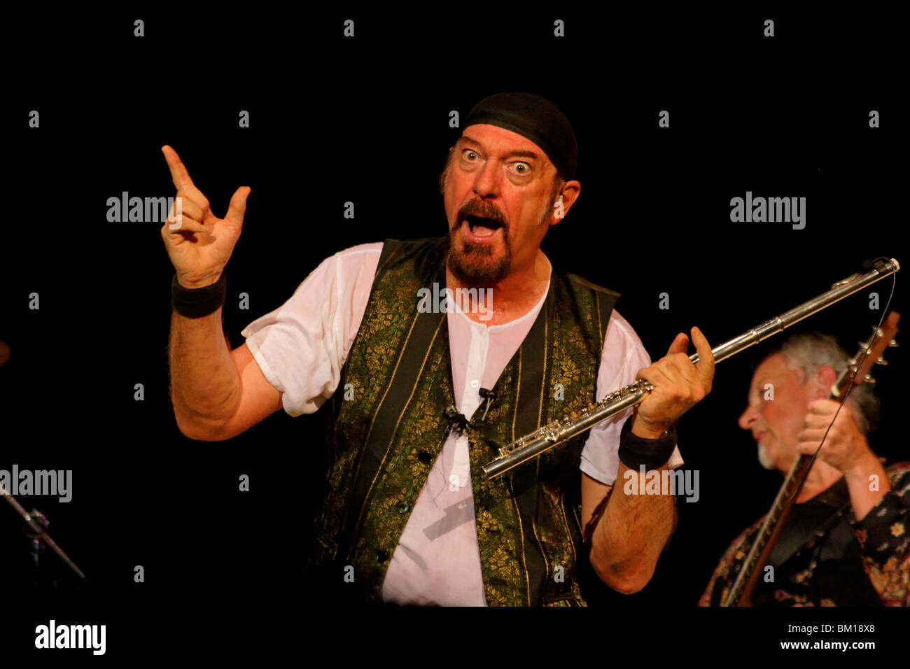 Ian Anderson und Martin Barre, Jethro Tull Konzert in Caesarea, Israel Stockfoto