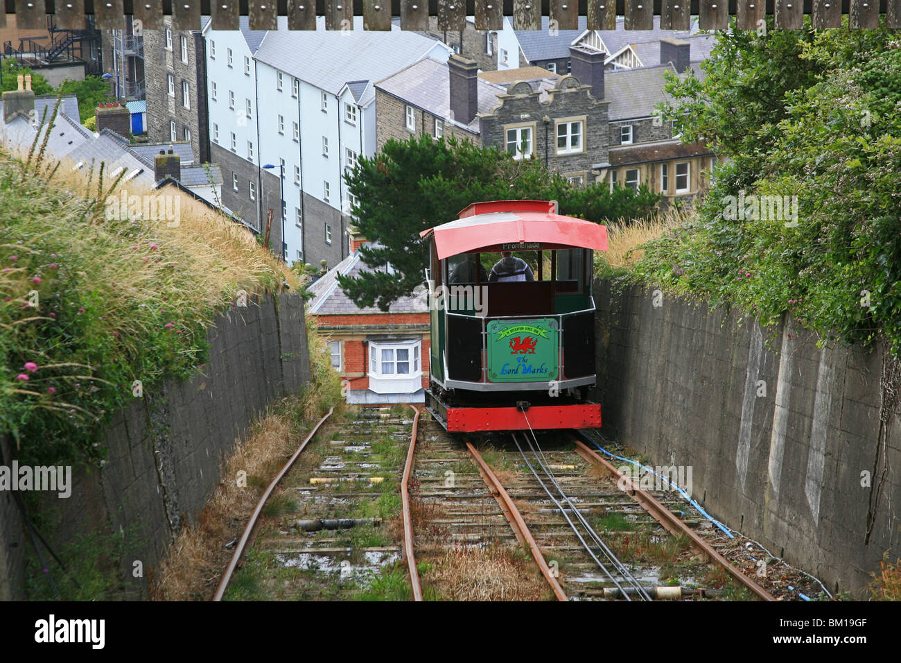 Aberystwyth Klippe Bahn Constitution Hill, Aberystwyth, Ceredigion, Wales, UK Stockfoto