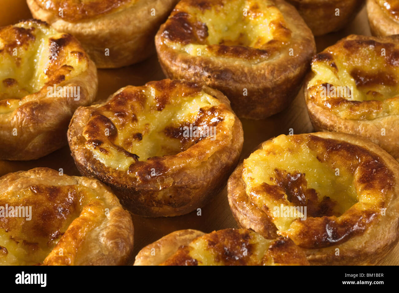 Pasteis de Nata Pudding Törtchen Portugal Stockfoto