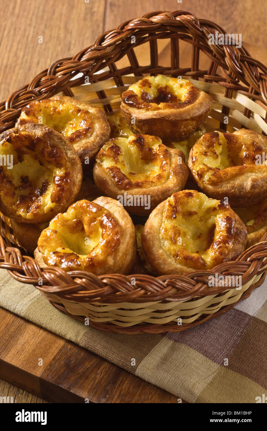 Pasteis de Nata Pudding Törtchen Portugal Stockfoto