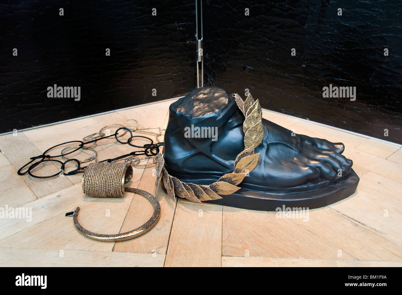 Brüssel-Belgien-Mode-Boutique Designer edel Stockfoto