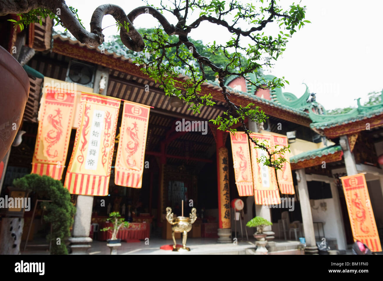 Chan She Shu Yuen chinesischen Tempel, Kuala Lumpur, Malaysia, Südostasien, Asien Stockfoto