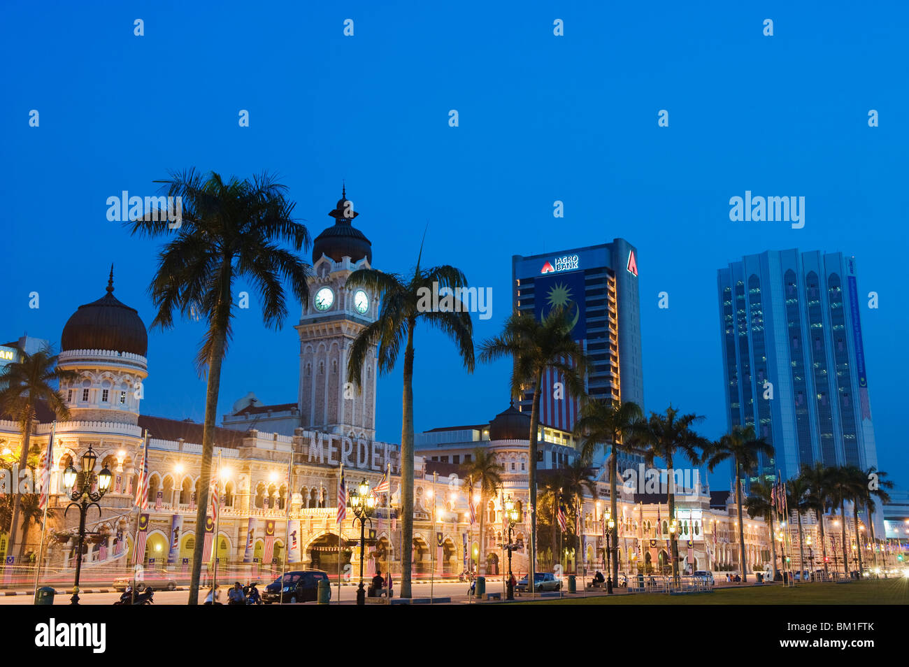Sultan Abdul Samad Gebäude und Dayabumi Komplex, Merdeka Square, Kuala Lumpur, Malaysia, Südostasien, Asien Stockfoto