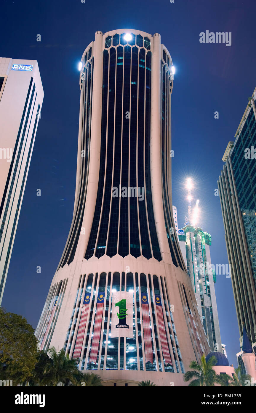 Tabung Haji Gebäude, entworfen von Hijas Katsuri, Kuala Lumpur, Malaysia, Südostasien, Asien Stockfoto