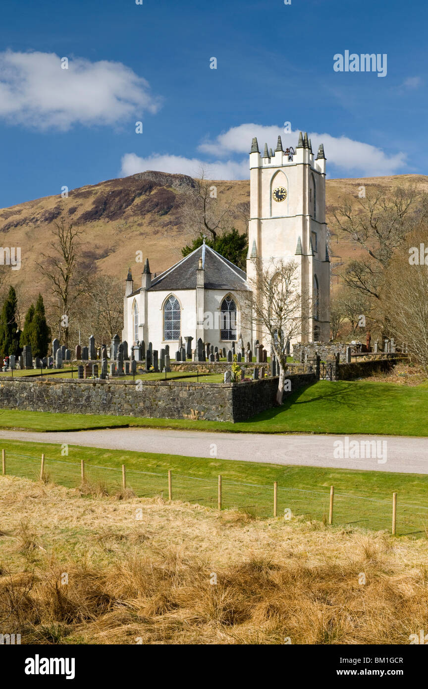 Glenorchy Pfarrkirche, Dalmally, Glen Orchy, in der Nähe von Inverlochy, Argyll & Bute, Scotland, UK Stockfoto