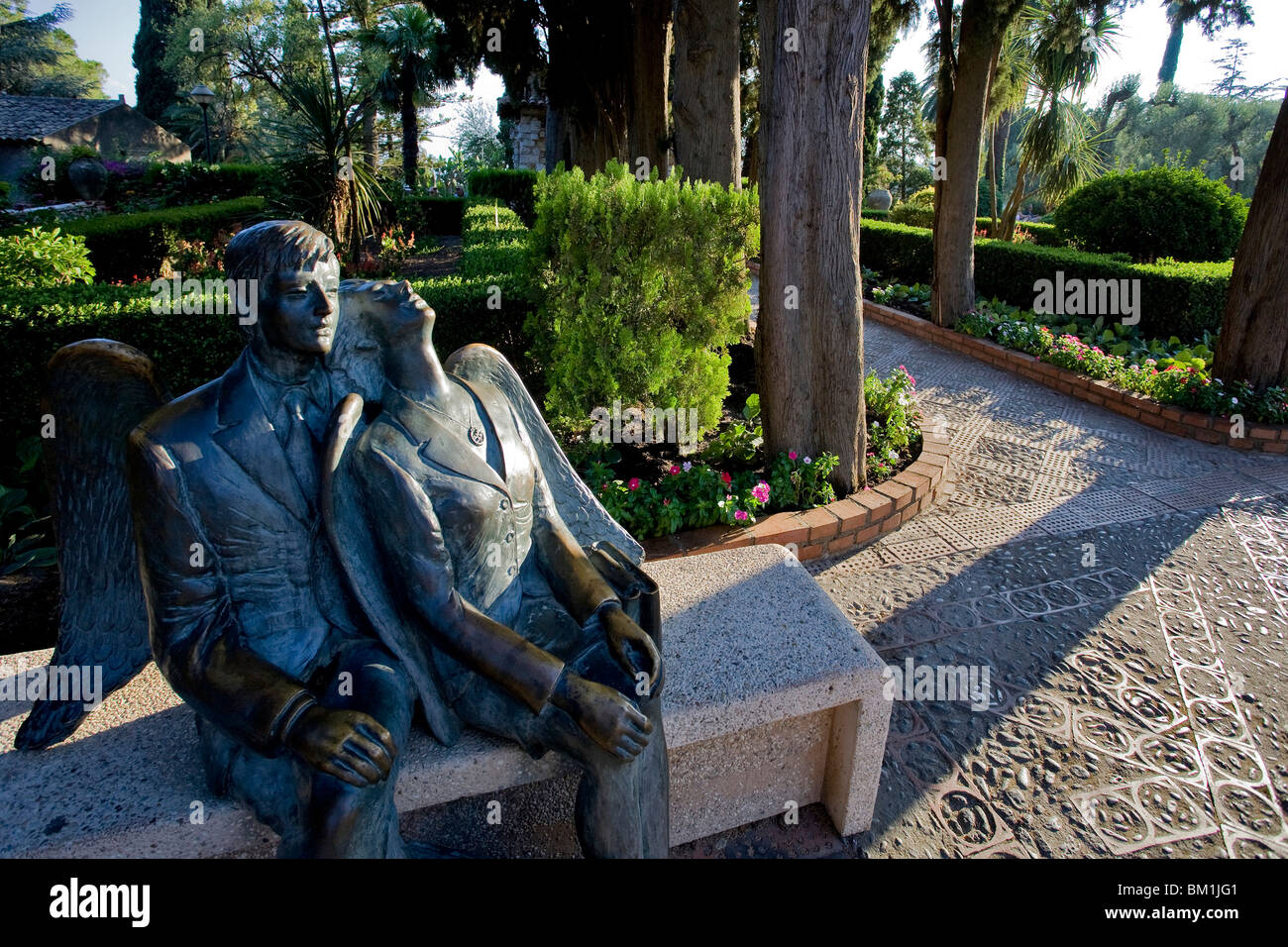 Villa Comunale Garten, Taormina, Sizilien, Italien, Europa Stockfoto