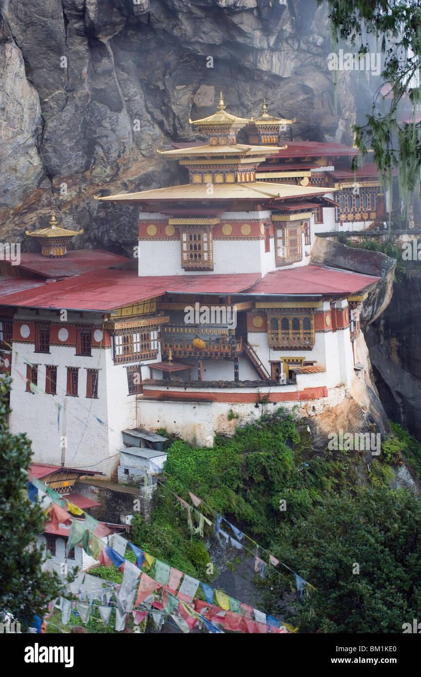 Tiger Nest (Taktsang Goemba), Paro-Tal, Bhutan, Asien Stockfoto