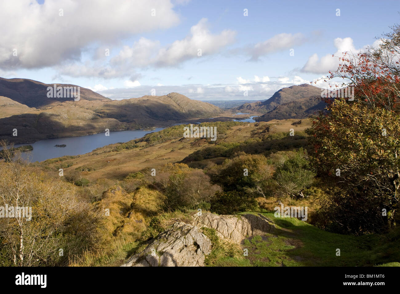 Königin Victoria Ladies View, Obersee, Killarney Nationalpark, County Kerry, Munster, Irland, Europa Stockfoto