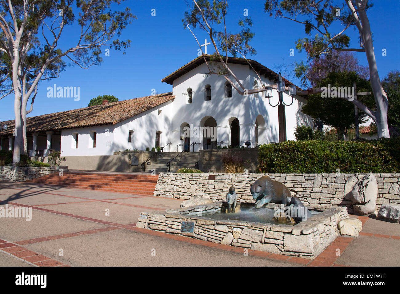 Mission San Luis Obispo, Stadt von San Luis Obispo, Kalifornien, Vereinigte Staaten von Amerika, Nordamerika Stockfoto