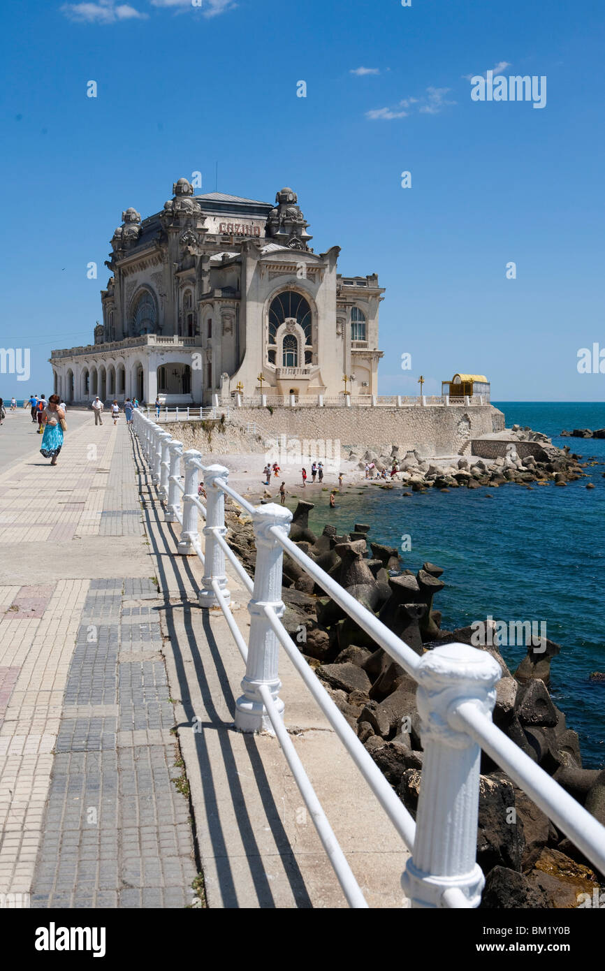 Casino, Uferpromenade, Constanta, Rumänien, Europa Stockfoto
