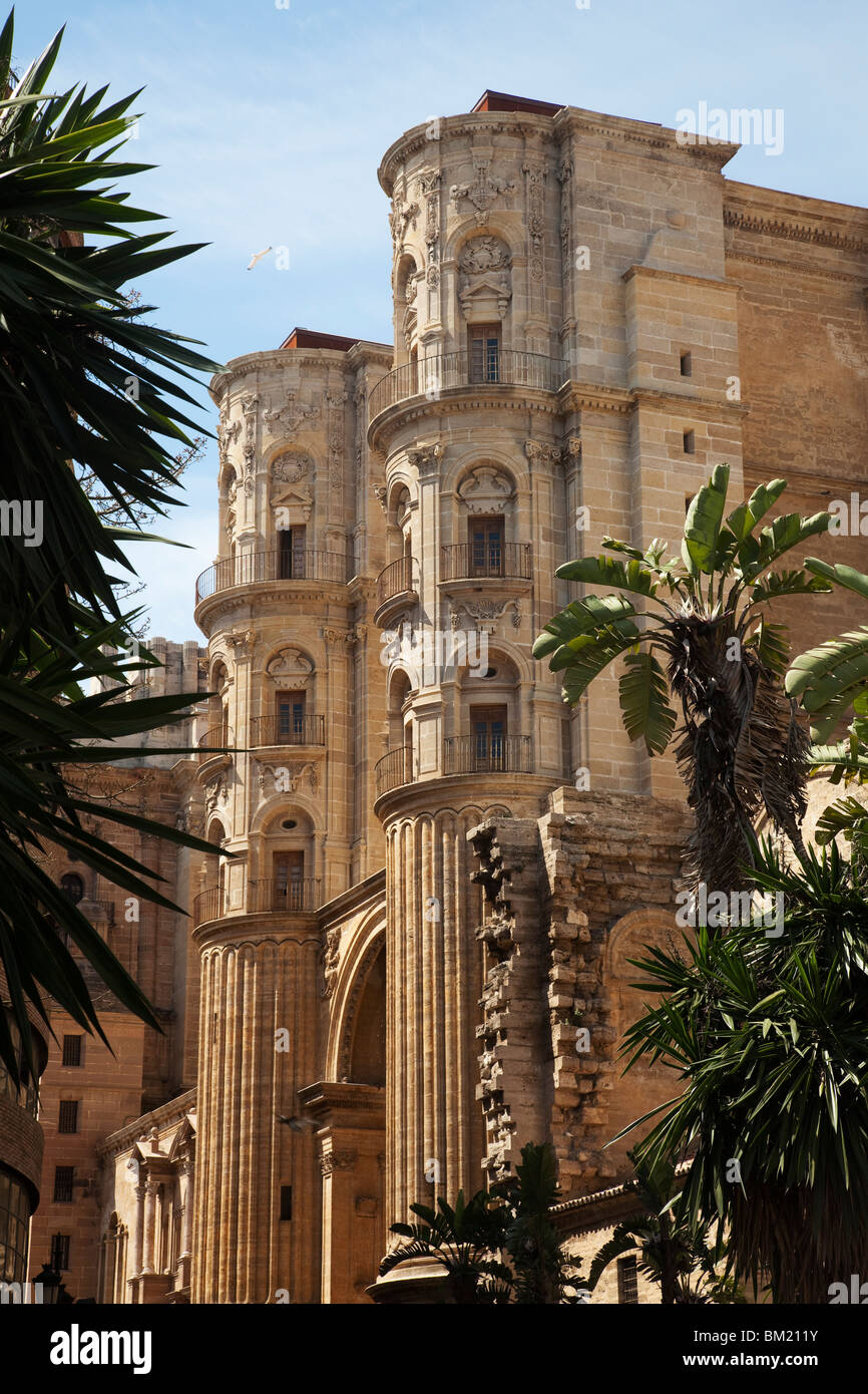 Die Kathedrale, Malaga, Andalusien, Spanien Stockfoto