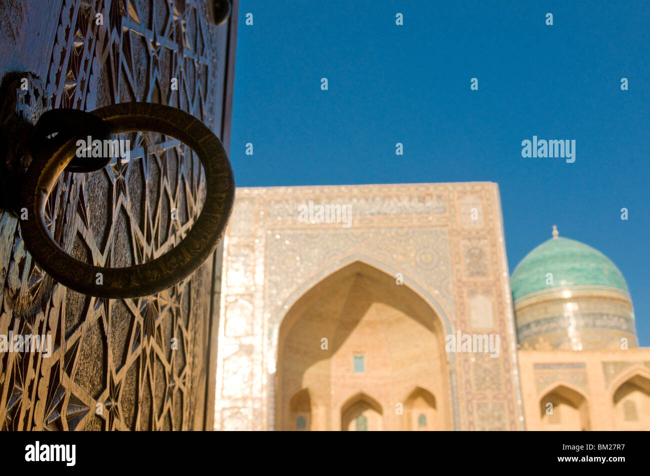 Mir-i-Arab Weg, UNESCO-Weltkulturerbe, Buchara, Usbekistan, Zentralasien Stockfoto
