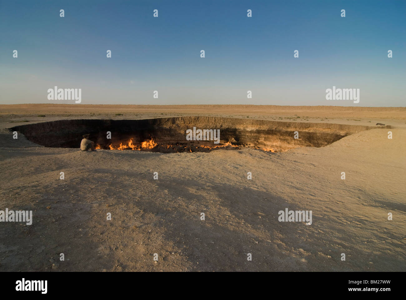 Darvaza Gas Krater, Turkmenistan, Zentral-Asien, Asien Stockfoto