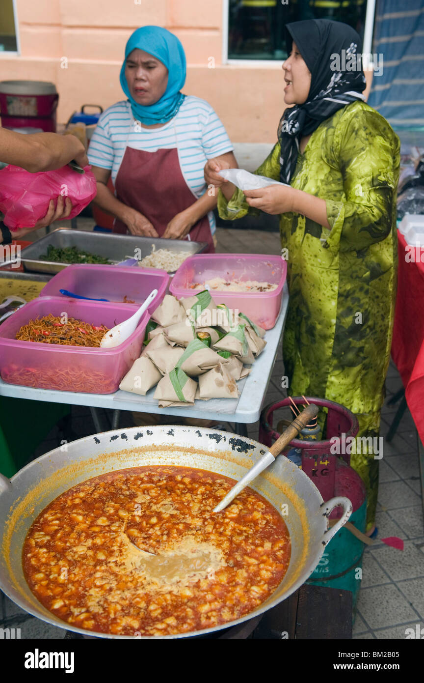 Ramadan Essensstände, Kampung Baru, Kuala Lumpur, Malaysia, Südost-Asien Stockfoto
