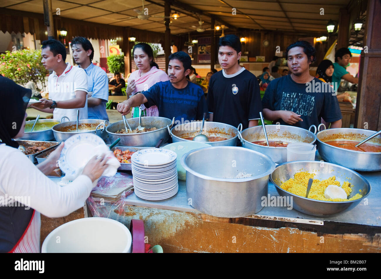 Ramadan Essensstände, Kampung Baru, Kuala Lumpur, Malaysia, Südost-Asien Stockfoto