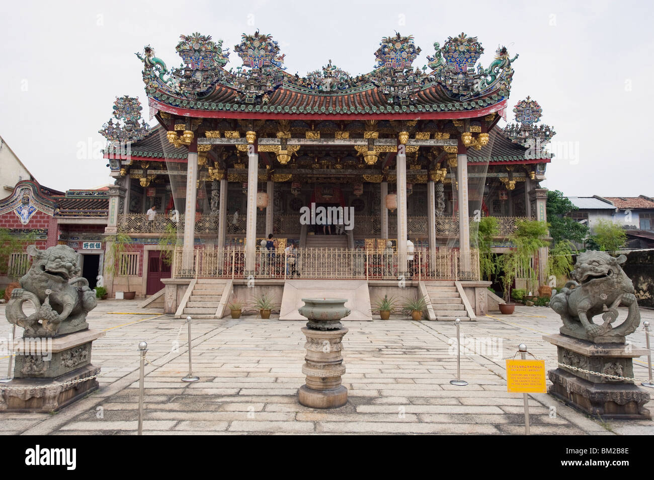 Khoo Kongsi Clan Haus und Tempel, Georgetown, Penang, Malaysia, Südost-Asien Stockfoto