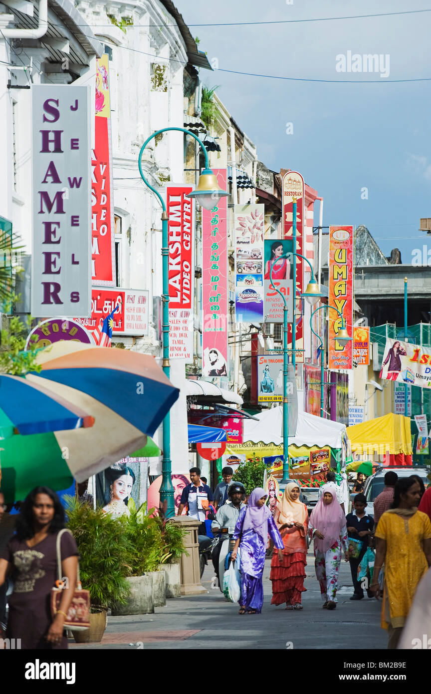 Wenig Indien, Georgetown, Penang, Malaysia, Südost-Asien Stockfoto