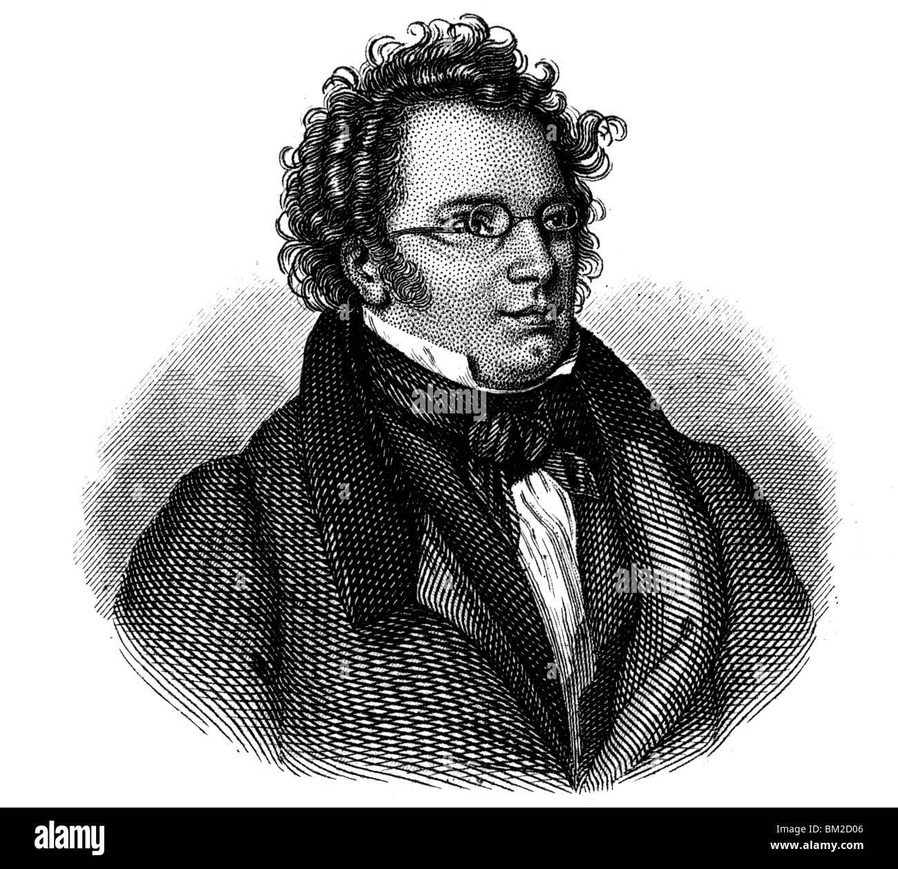 Franz Schubert Stockfoto