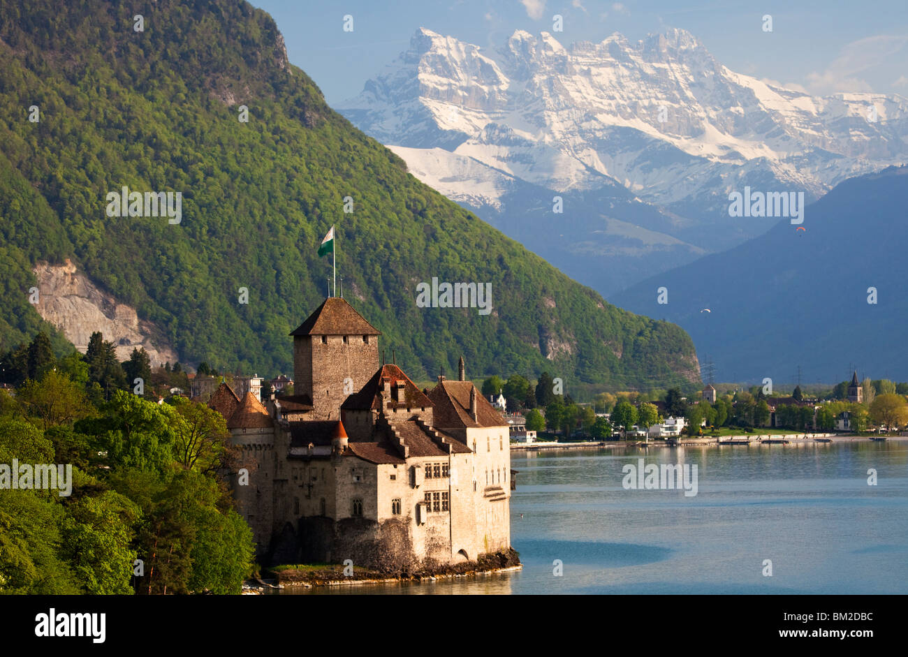 Chateau de Chillon, Schweiz Stockfoto