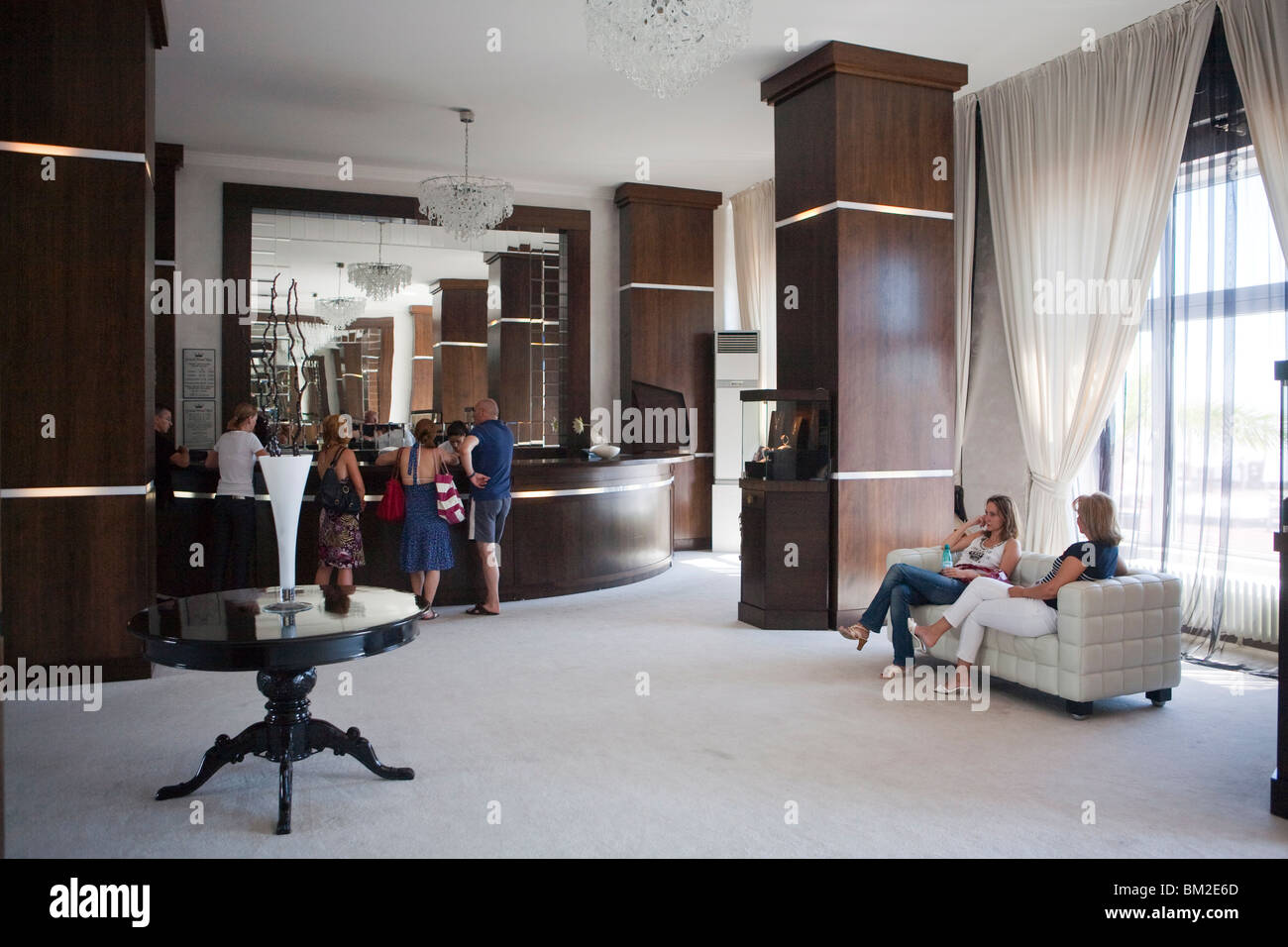 Hotel Rex, Mamaia, Constanta, Rumänien Stockfoto