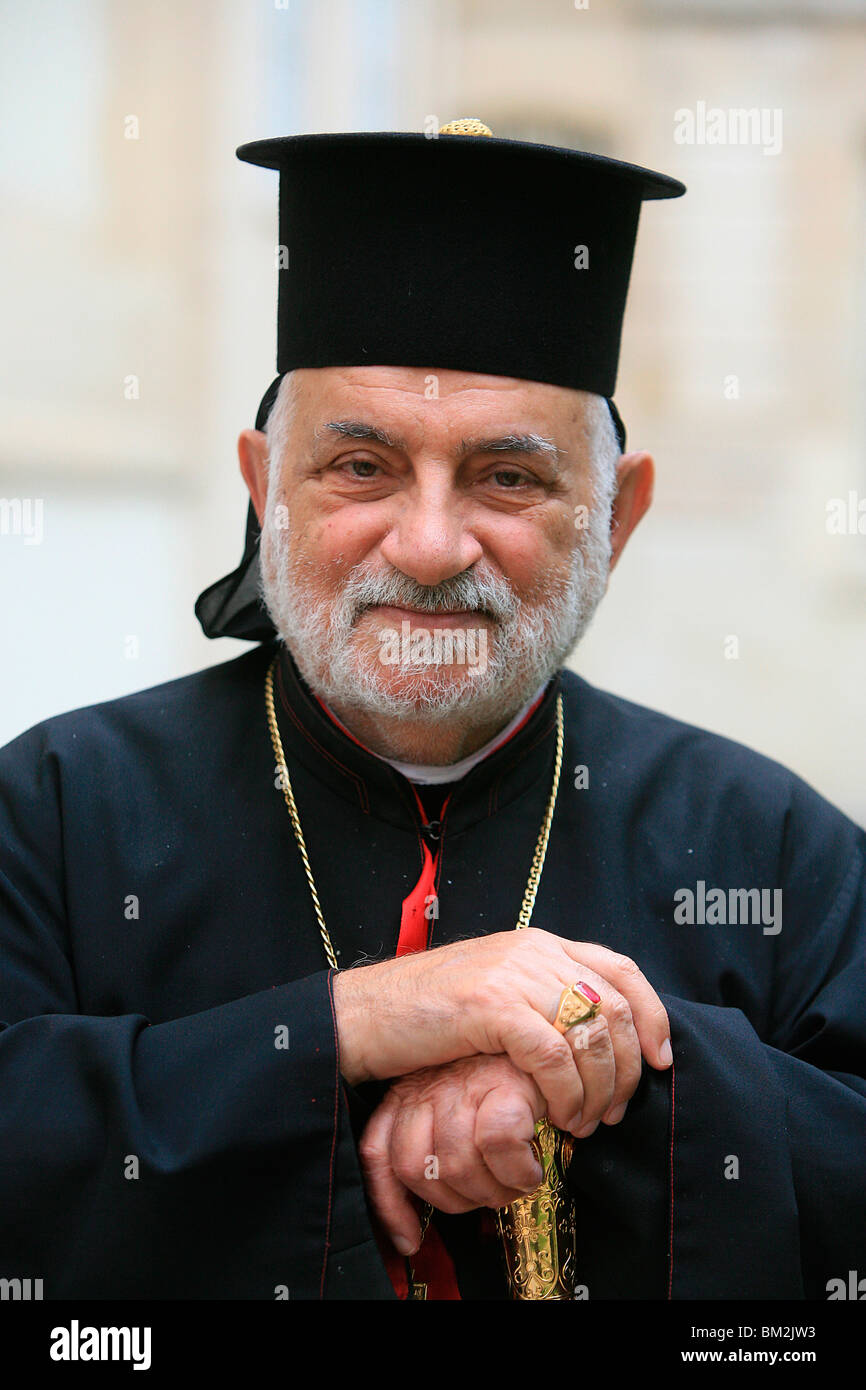 Ignace Pierre VIII Abdel-Ahad, syrische katholische Patriarch, Paris, Frankreich Stockfoto