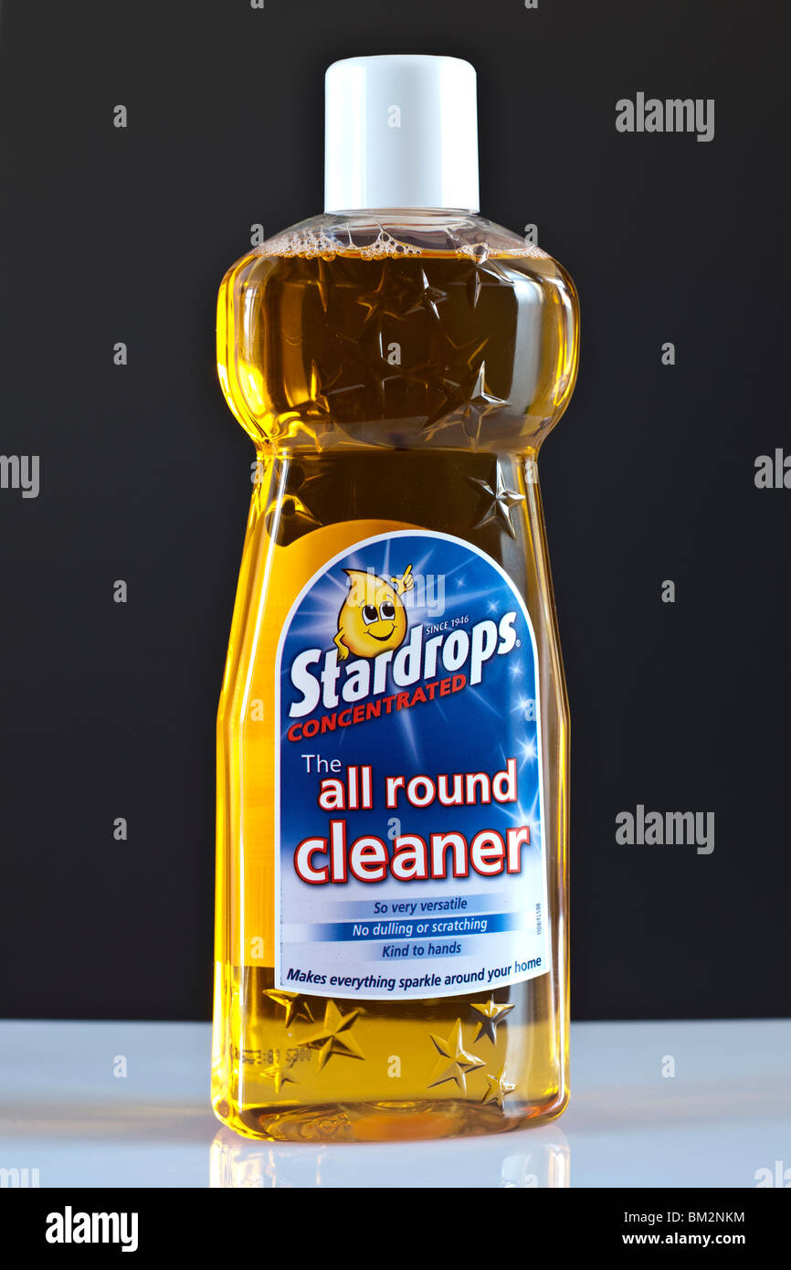 Flasche Stardrops konzentrierte flüssige Allround-Reiniger Stockfoto