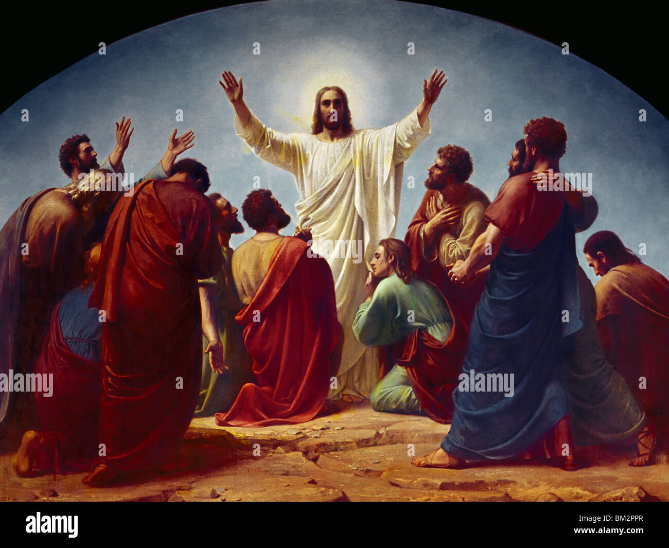 Aufstieg von Anton Dorph, (1831-1914) Stockfoto