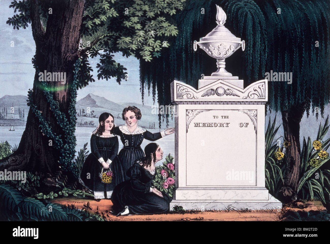 Zum Gedenken an Currier und Ives, (1857-1907) Stockfoto