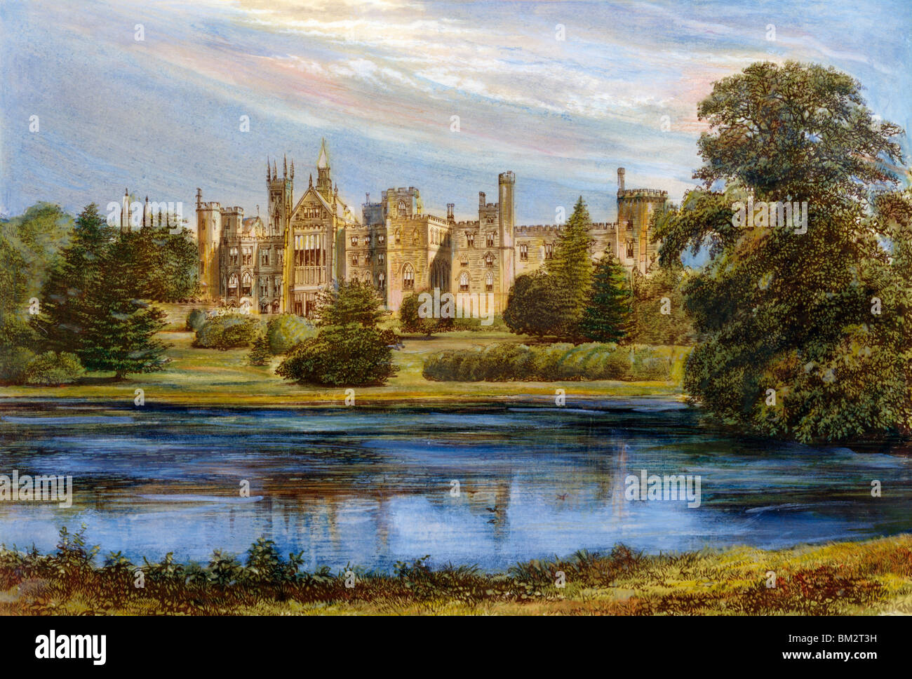 UK, Staffordshire, in der Nähe von Cheadle, Alton Towers, unbekannter Künstler Stockfoto