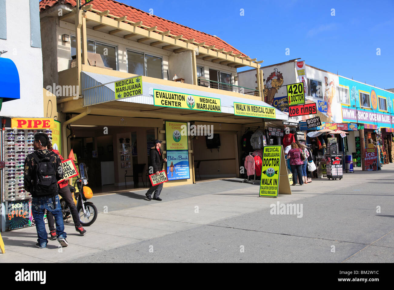 Medical Marijuana Klinik Venice Beach Los Angeles Kalifornien Stockfoto