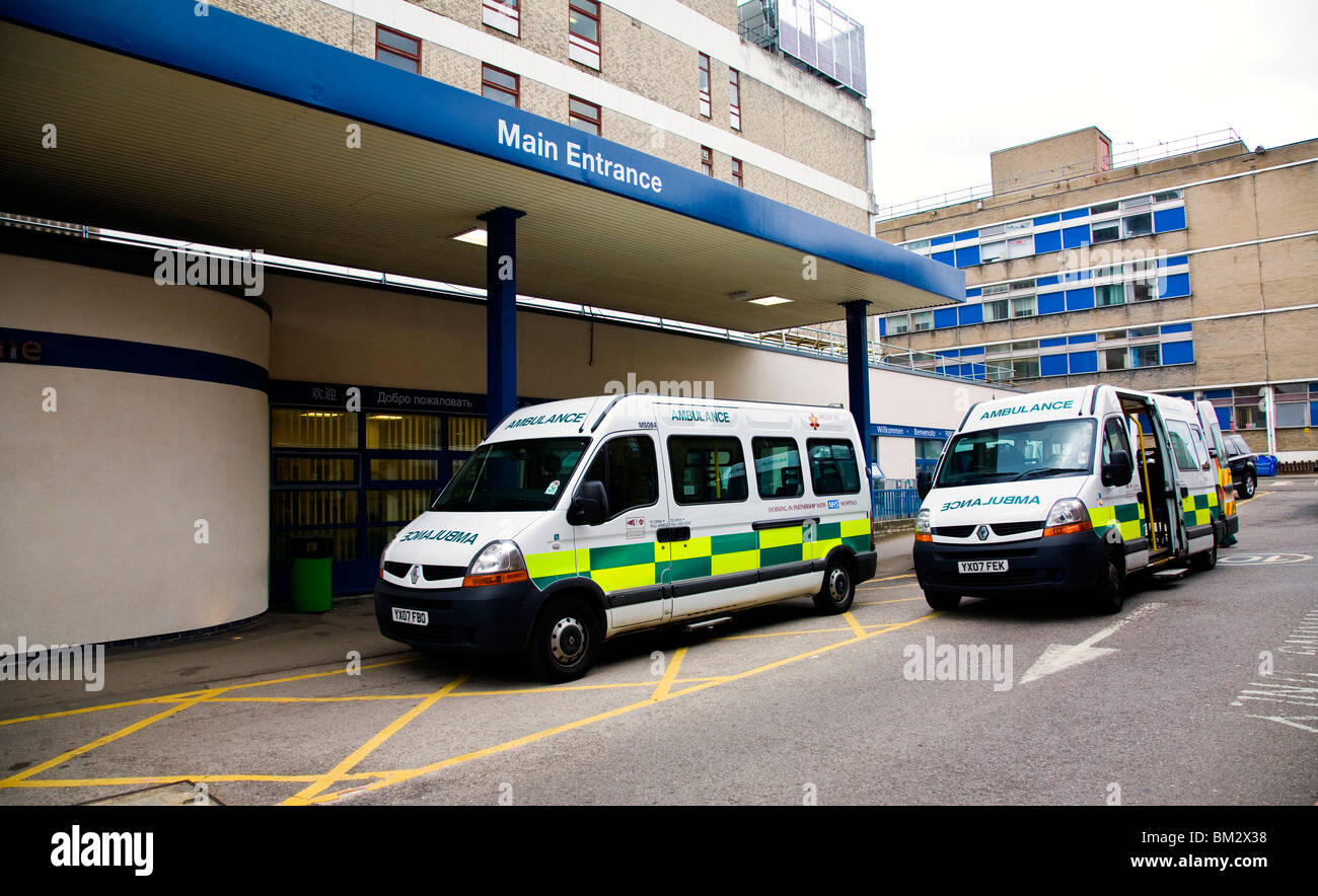 Watford General Hospital Stockfoto