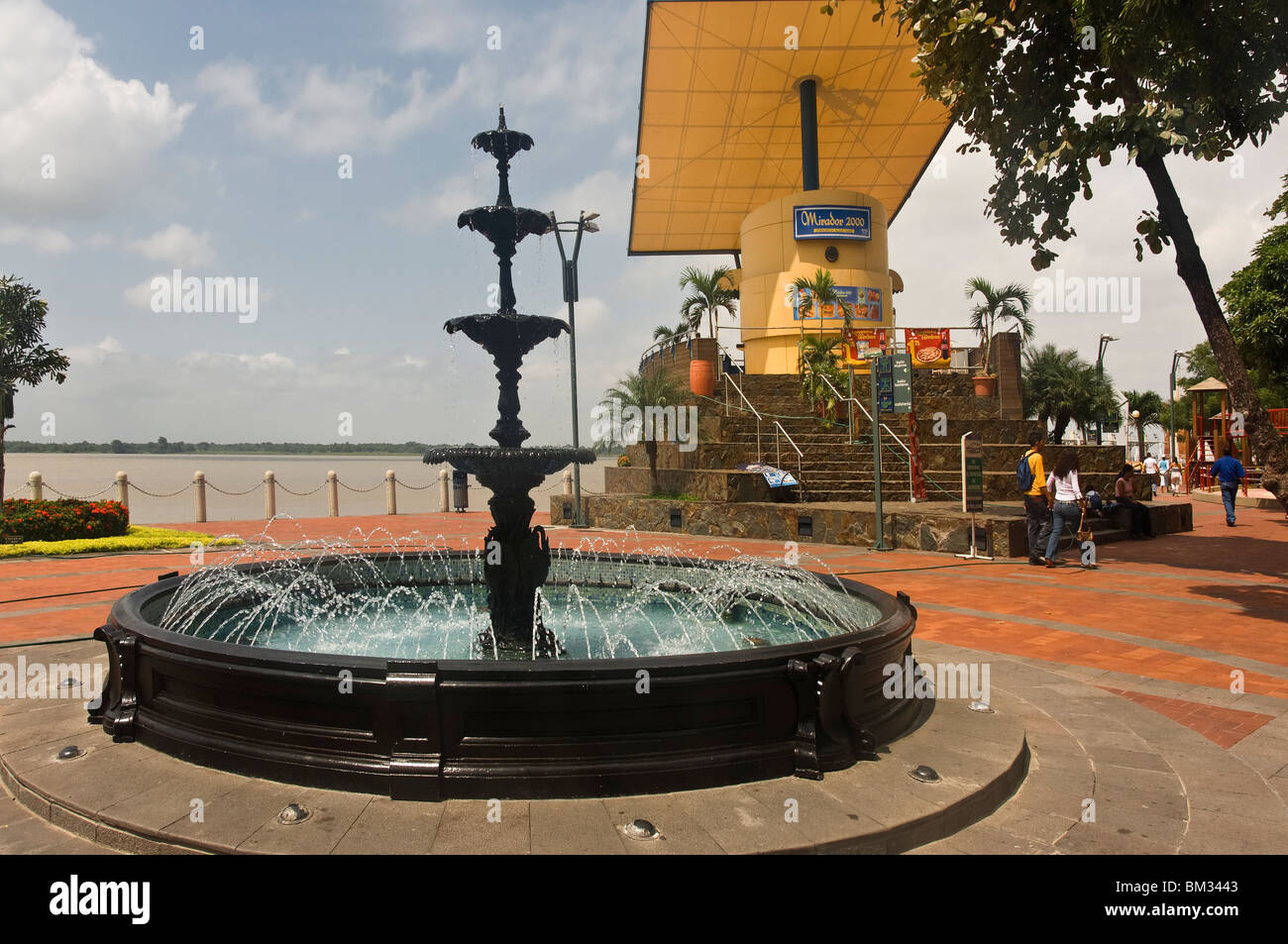 Malecon Simon Bolivar, Guayaquil, Ecuador Stockfotografie Alamy