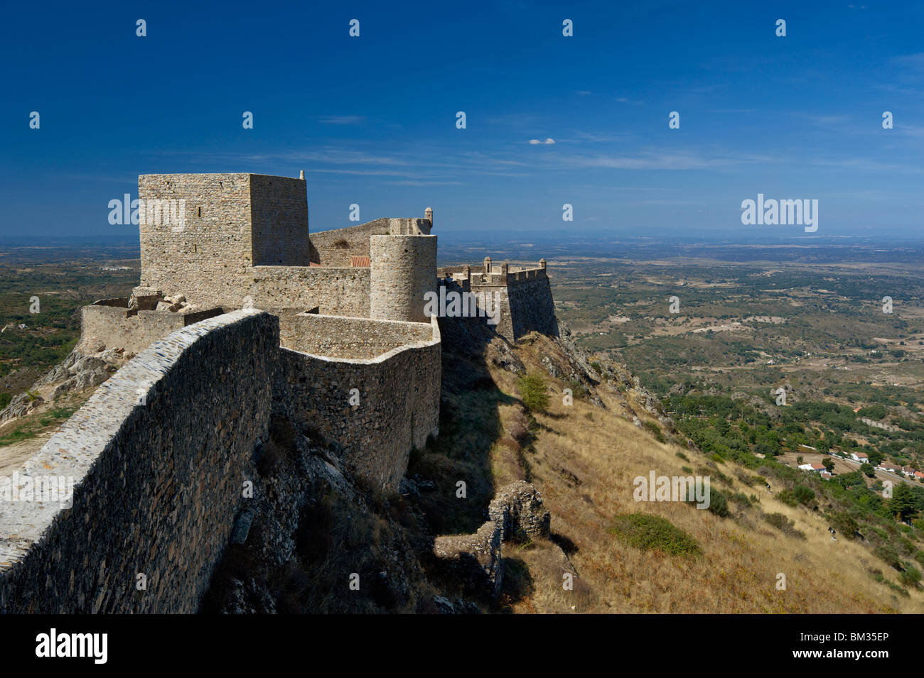 Die Alto Alentejo, Portugal Marvão Burg Stockfoto