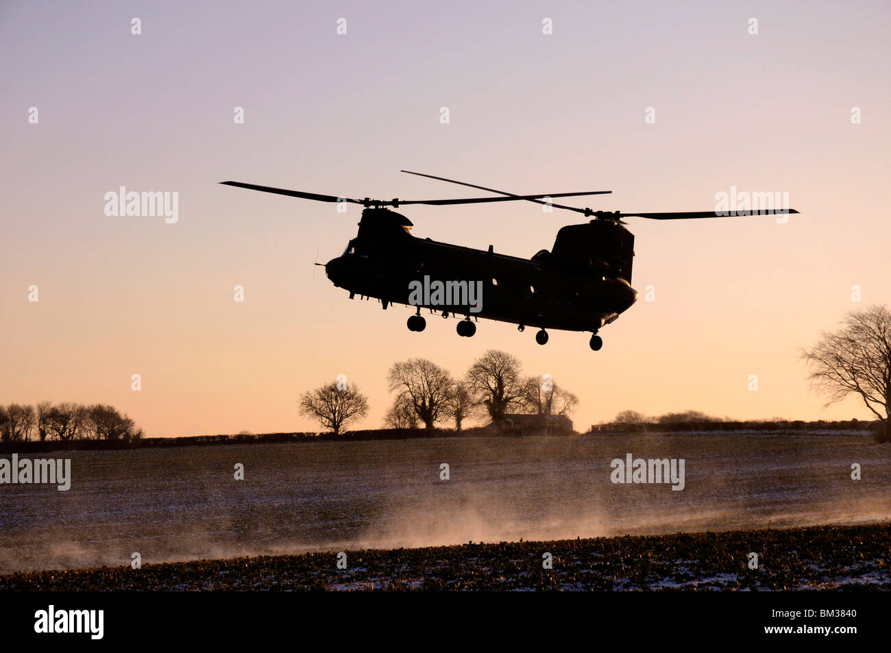 Chinook-Hubschrauber Stockfoto
