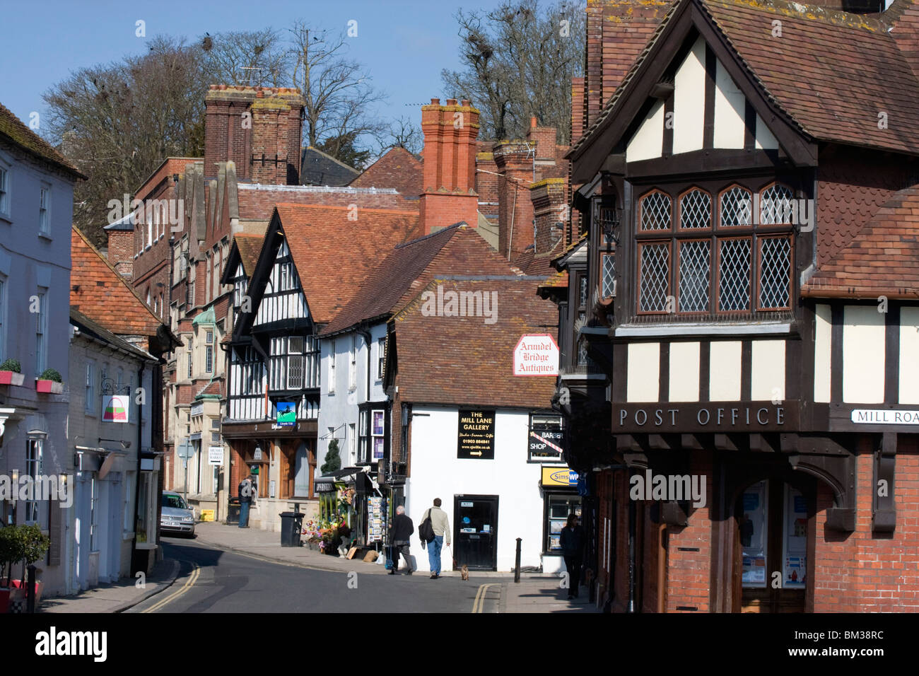 Straßenszene, Arundel, West Sussex, England, UK Stockfoto
