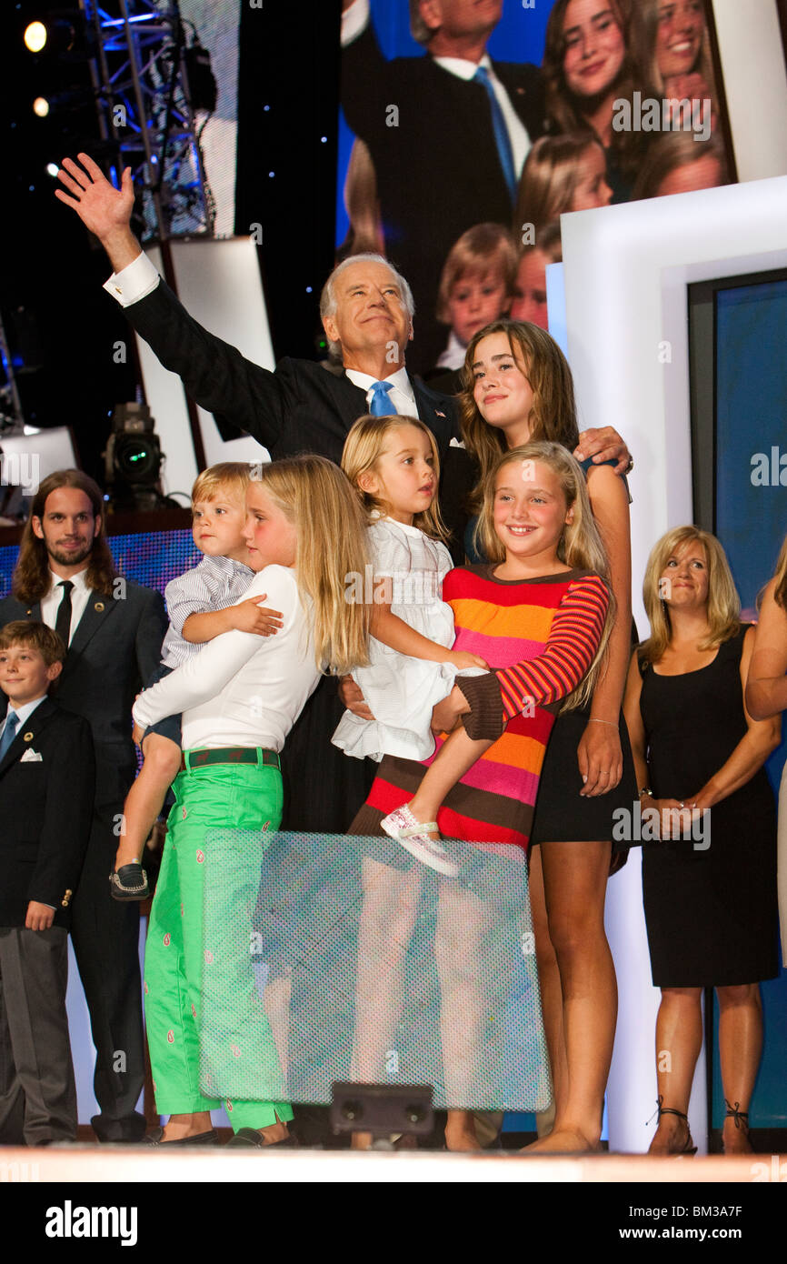 Joe Biden und Familie Stockfoto