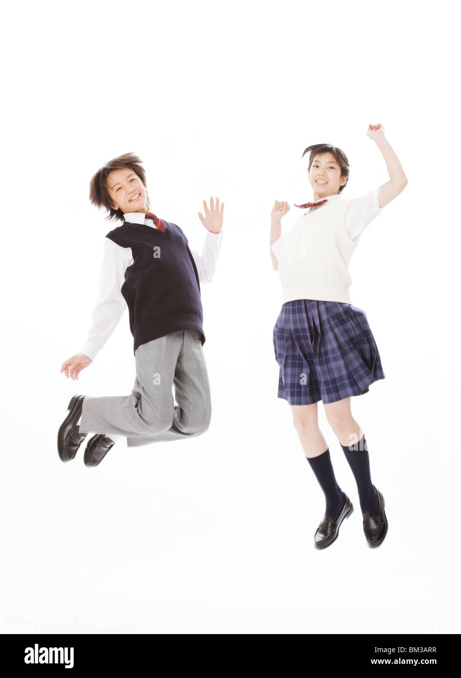 Junior High School Kursteilnehmer Stockfoto