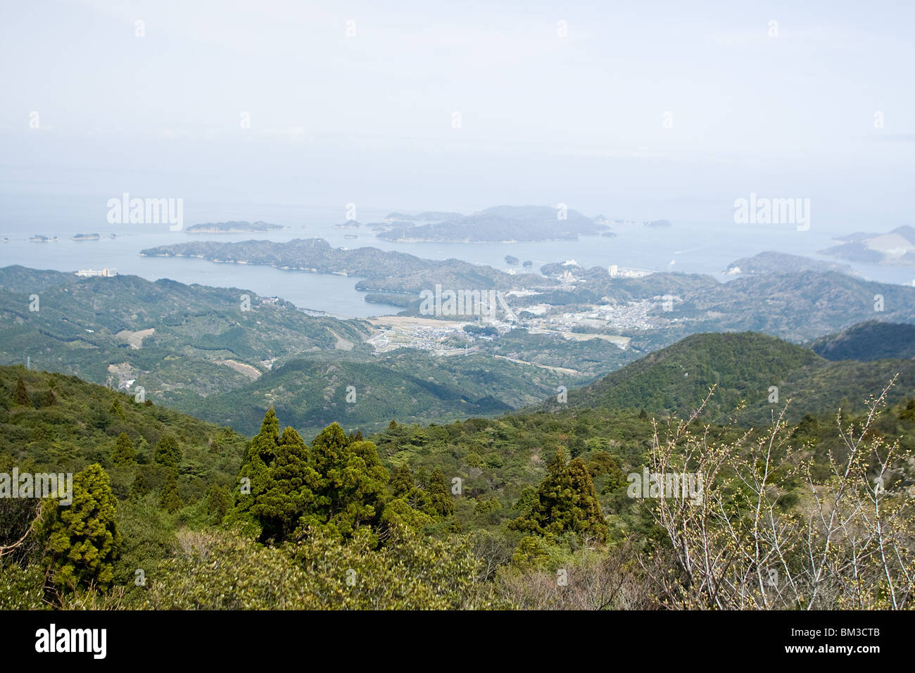 Japanische Landschaft Szene, Präfektur Mie. Stockfoto