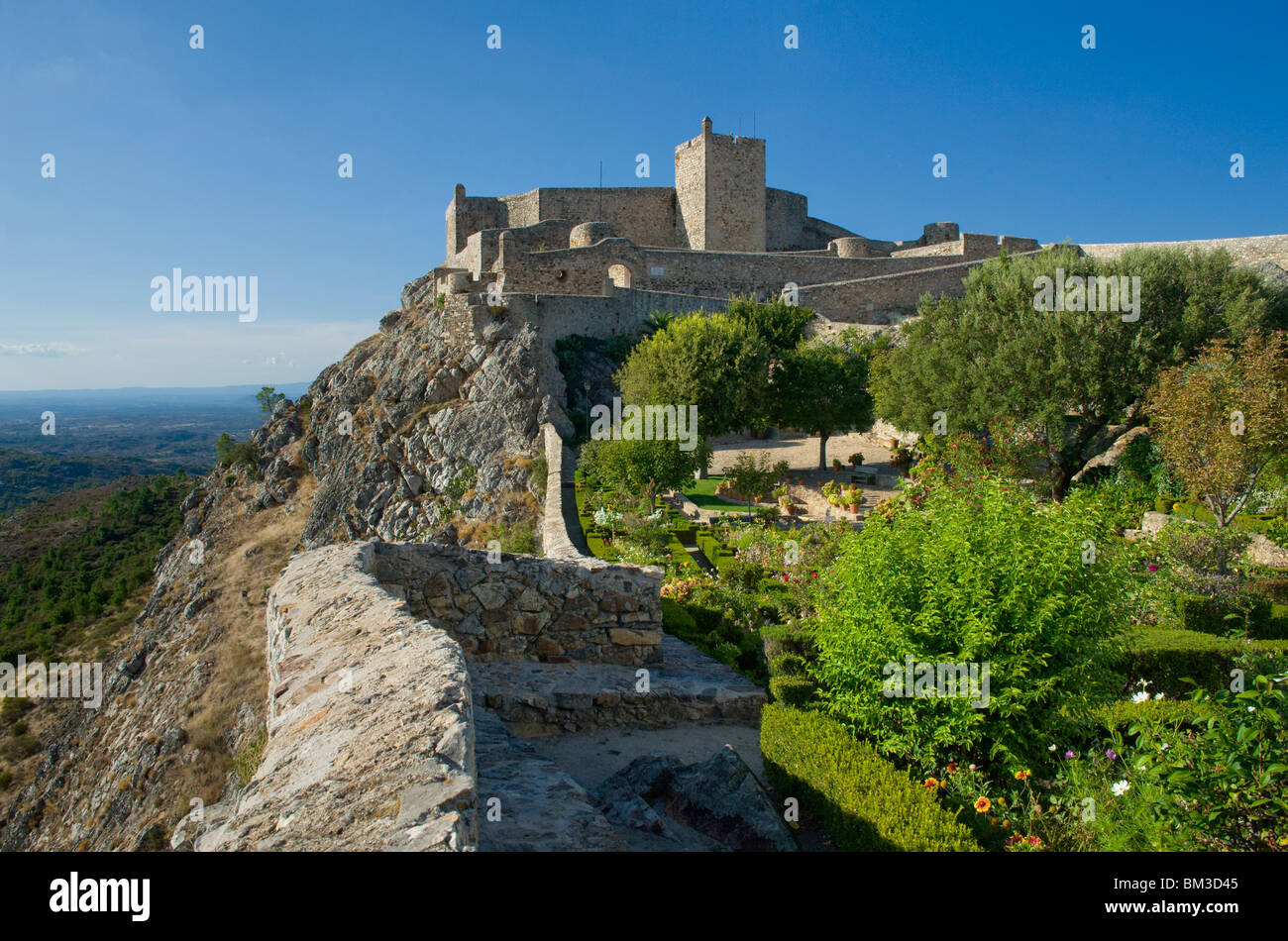 Portugal, Alentejo, historischen Walled Stadt von Marvão Stockfoto