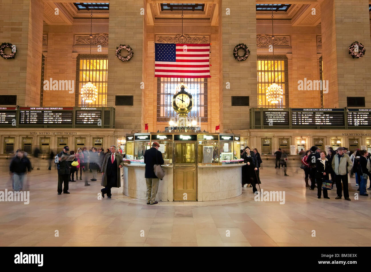 USA, New York City, Manhattan, Grand Central Station, Haupt-Terminal Stockfoto