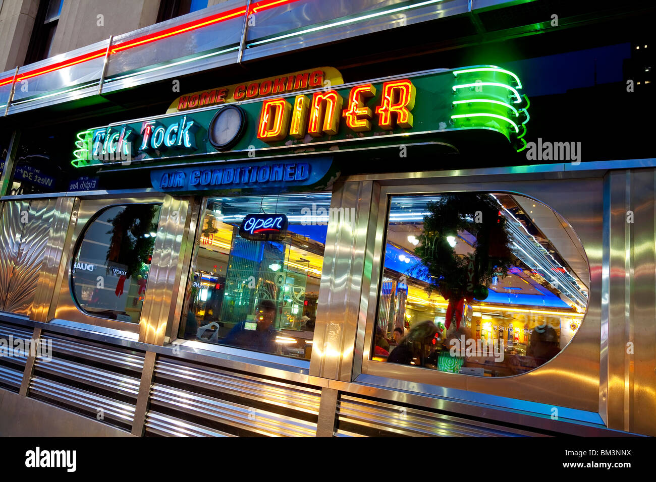 Vereinigte Staaten von Amerika, New York, New York City Diner in Midtown Manhattan Stockfoto