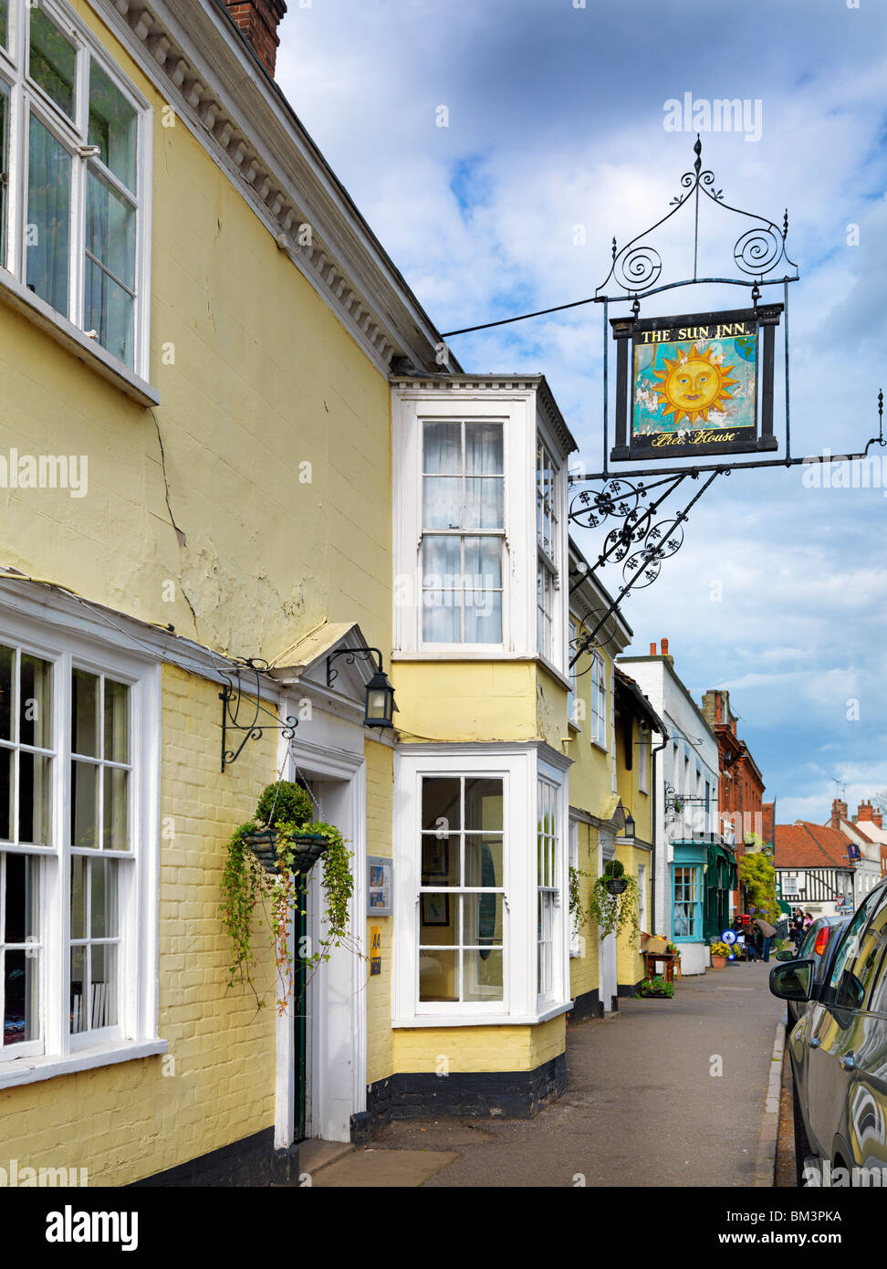 Sun Inn Dedham Stockfoto
