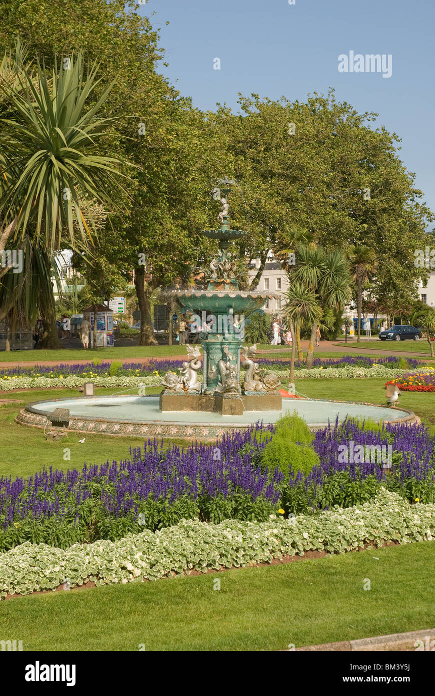 Gärten in Torquay Stockfoto