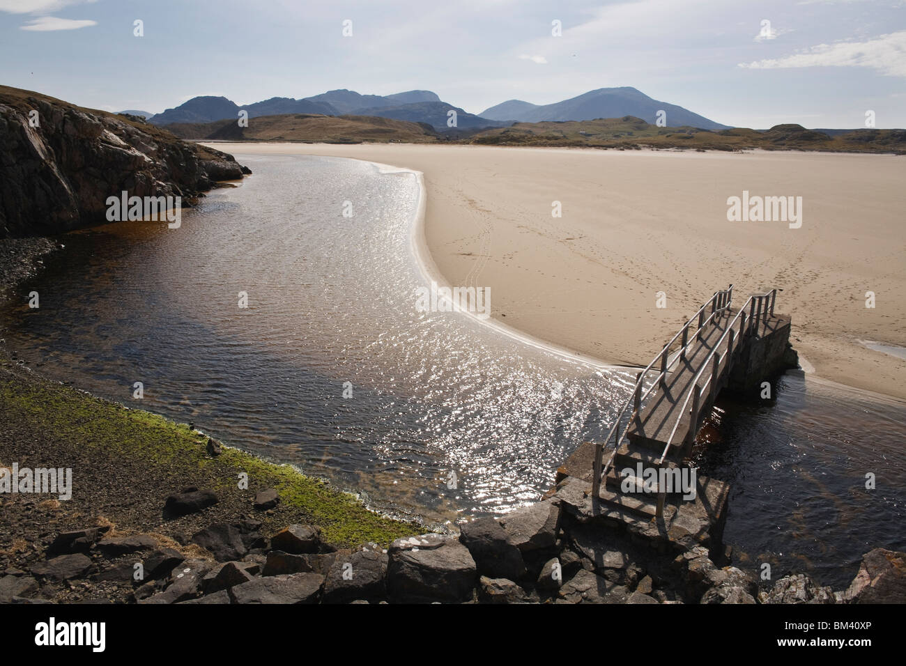 Traigh Uige oder Uig Strand Stockfoto