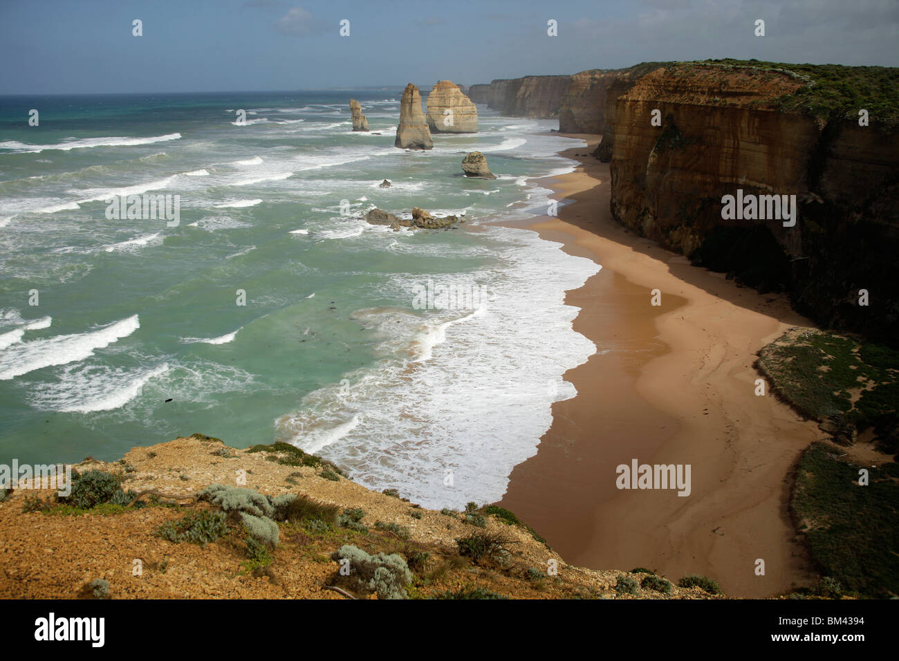 die berühmte Küste mit zwölf Apostel im Port Campbell National Park, Great Ocean Road, Victoria, Australien Stockfoto