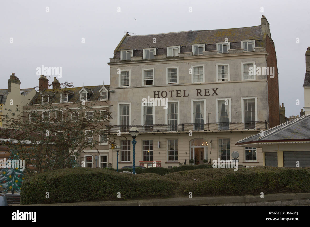 Hotel Rex weymouth Stockfoto