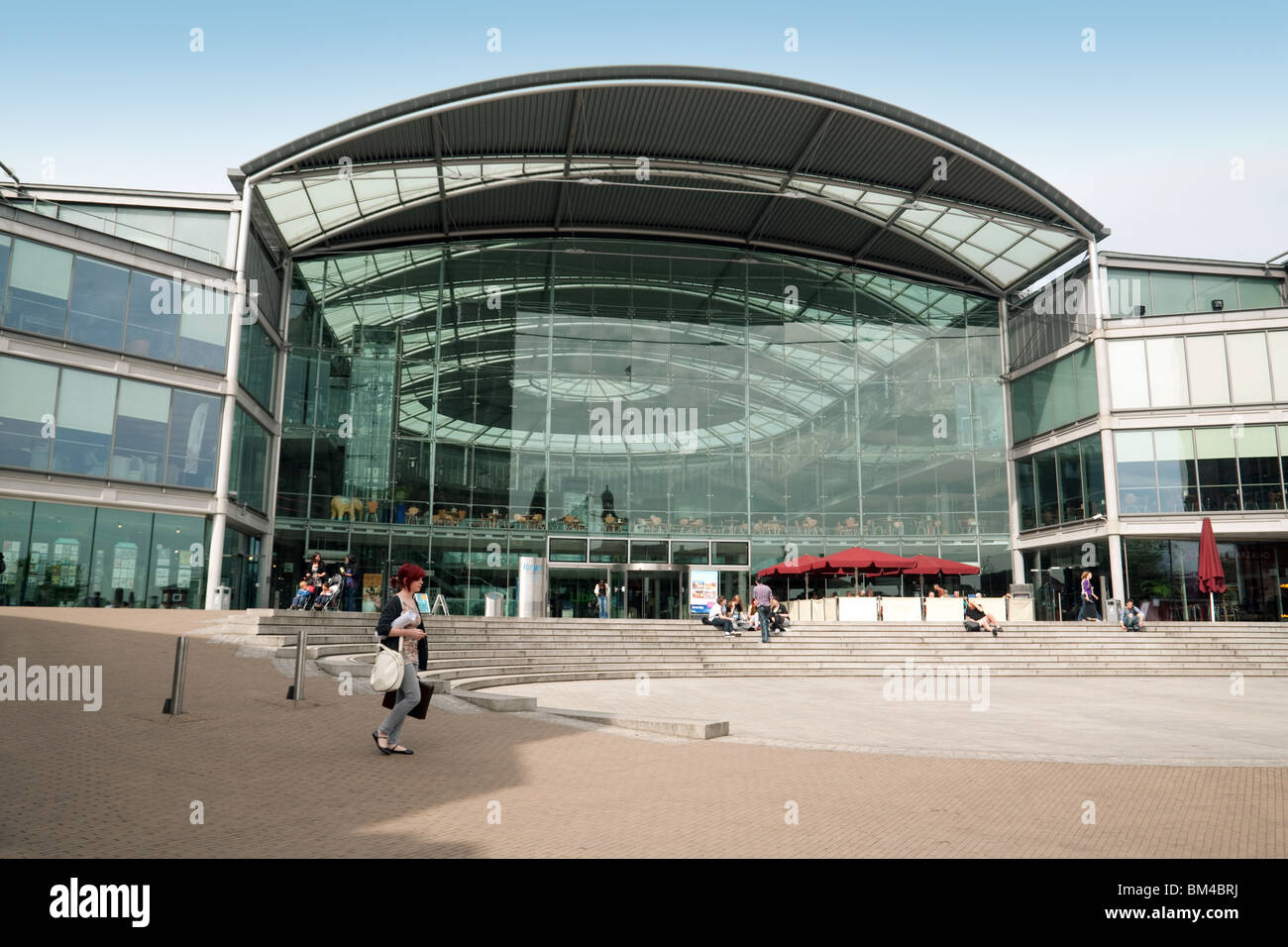 Die moderne Bibliothek von Norwich, Norfolk, Großbritannien Stockfoto