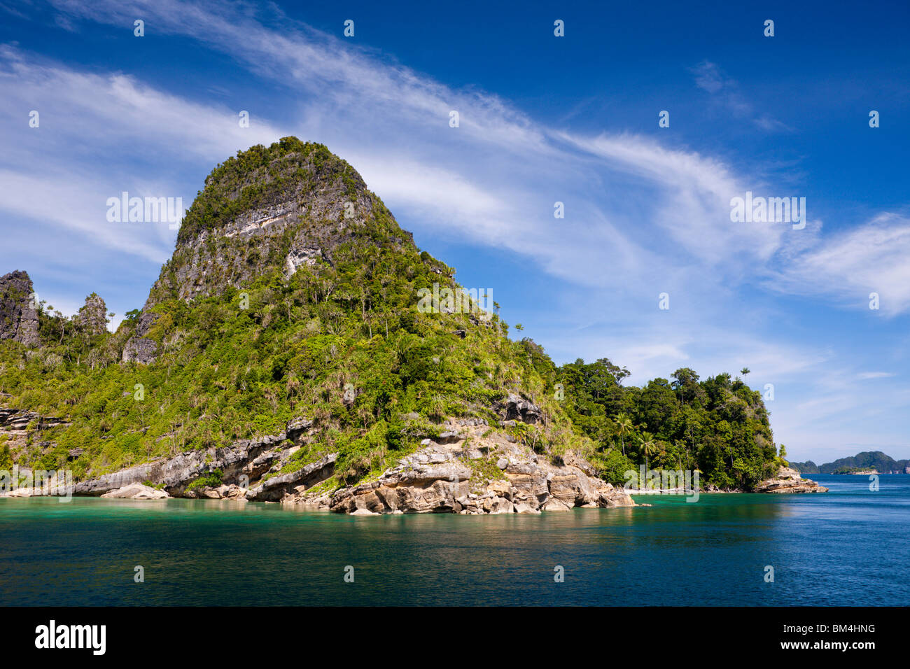 Inseln von Misool, Raja Ampat, West Papua, Indonesien Stockfoto