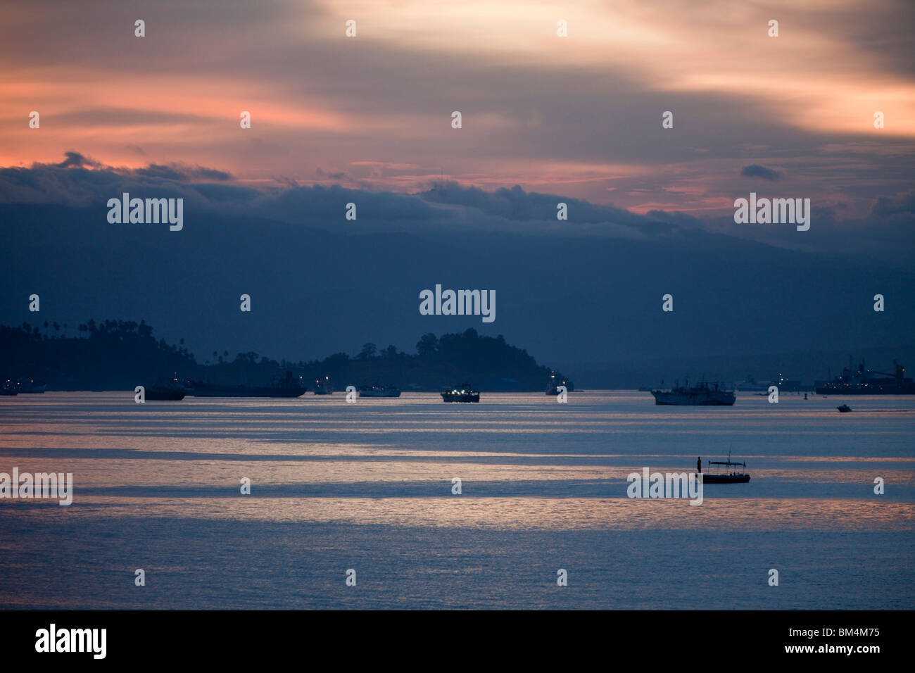 Impressionen der Lembeh Strait, Lembeh Strait, Nord-Sulawesi, Indonesien Stockfoto